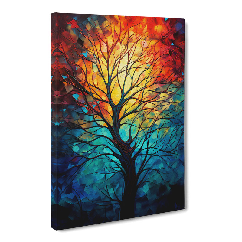 Tree Expressionism - No Frame Print, 50cm H x 35cm W x 3cm D