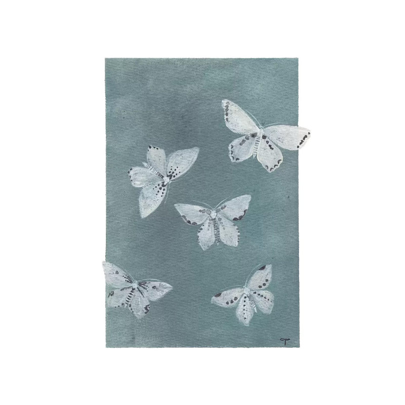 Midnight Butterflies by CreatingTaryn - Wrapped Canvas Print, 152.5 cm H x 101.5 cm W