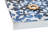 S/4 Abstract Blue, White, And Gold Wall Decor Accents, 9.5X9.5"