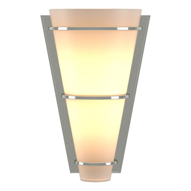 Half Cone 1 - Light Flush Mounted Sconce, Sterling
