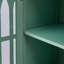 Grande armoire de salle de bain, armoire de rangement autoportante avec tiroir et portes, panneau de fibres à densité moyenne, porte en acrylique, tablette réglable-1528526984