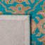 Tapis vert / beige / taupe en laine touffeté à la main Cranmore Flora-20196754