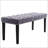 Heng Ming Velvet Upholstered Tufted Bench Ottoman, Comfortable And Stylish Footrest For Entryway, Dining, And Living Rooms-1205359156