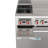 60 In. Commercial Range with 36 In. Griddle,-111077818