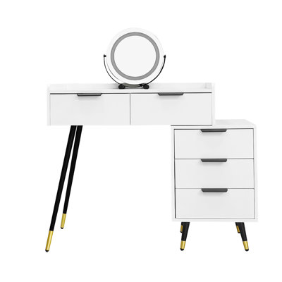 Azha Dressing Table with Mirror