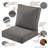 Montlake Water Resistant Outdoor 5 " Lounge Chair Seat / Back Cushion-60153130-60486826