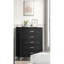 Commode Glam, commode rembourrée en tissu