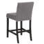 Ensemble de 2 tabourets de comptoir en velours Cobre