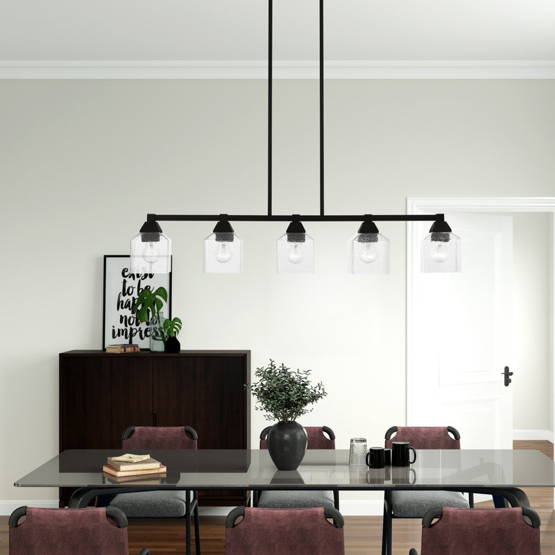 Lustre linéaire Ashanni, Noir