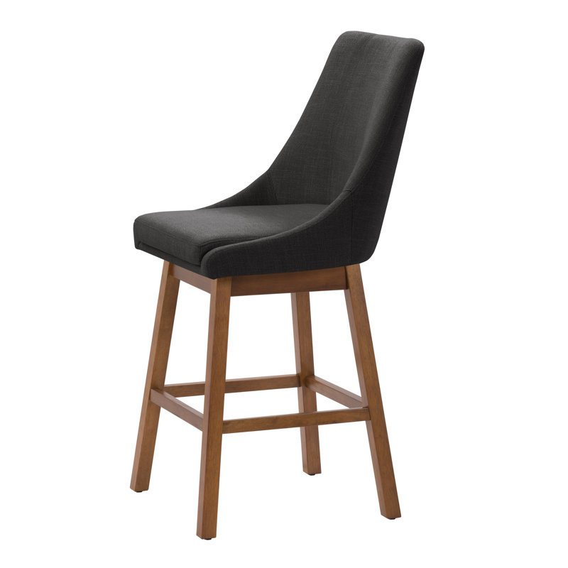 Tabouret de comptoir 26 po Aodhi, Gris foncé