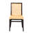 Bertenshaw Mahogany Solid Wood and Rattan Side Chair in Natural