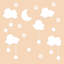White Sky Baby Sleep Kids Wall Sticker