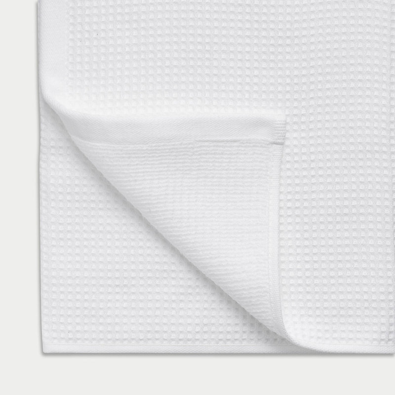 Waffle Washcloths, White