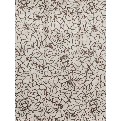 Hand-Knotted High-Quality Brown and Gray Area Rug