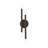Asherah Steel Candle Wall Light-944175611