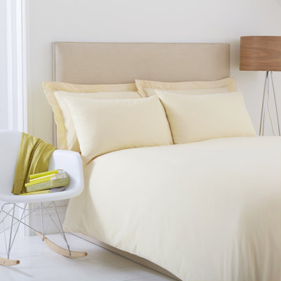 Adalinna Solid Colour Bedding with Pillowcases