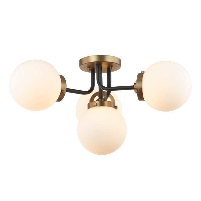 Gonsoulin Glass Semi Flush Mount