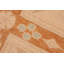 Tapis brun / beige en laine noué à la main à motif géométrique 6 pi x 8 pi 7 po Baccio