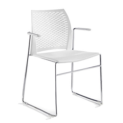 Chaise d'invité à traîneau réseau