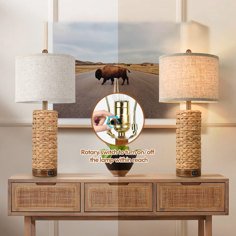 Camea USB Table Lamp