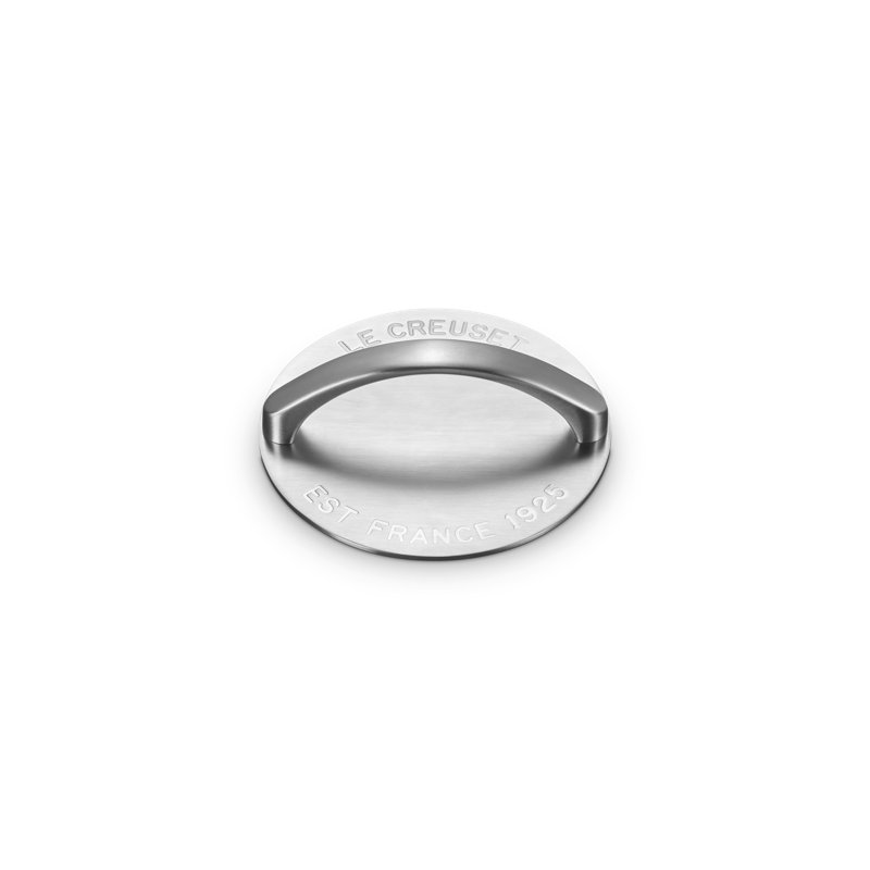 Le Creuset Stainless Steel Grill Press, 7 In.