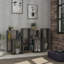 Sandra Bookcase | Asymmetric Freestanding Bookcase with 10 Compartments-24384065