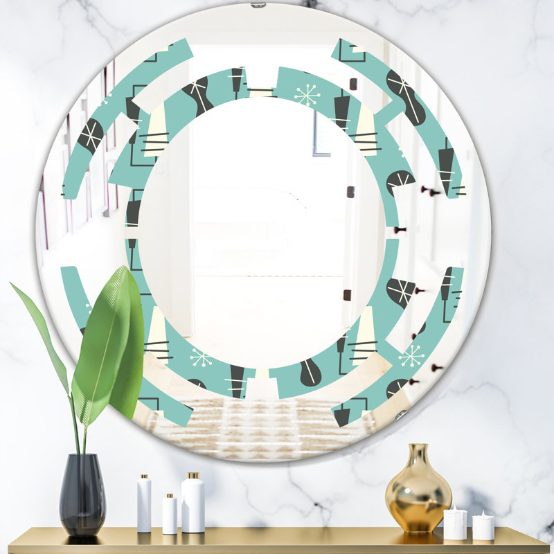 Miroir mural sans cadre Space 1950, 23,6 po x 23,6 po