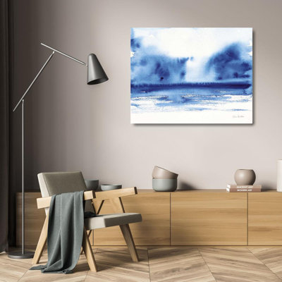 Art sur toile tendue, Rosecliff Heights Del Valley, Aimee, bleu océan IV