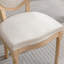 Meuble, ensemble de 2 chaises de salle à manger avec cadre en bois massif de style français-821016781