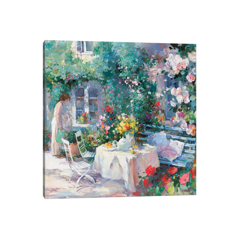 Romantico Dos by Willem Haenraets - Wrapped Canvas Painting, 30.48 cm H x 30.48 cm W