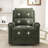 Ambria Manual Massage Recliner Chair With Swivel, Rocking, And Storage Pocket-118964618