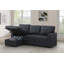 Convertible Upholstered Sectional Sofa With Pull-Out Chaise-2054569583