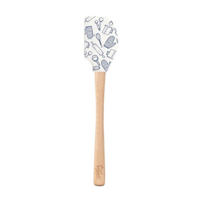 Tovolo Spatulart Baking Conversion Silicone Spatula with Wood Handle