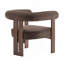 Chaise d'appoint moderne rembourrée avec accoudoirs ronds-718747291