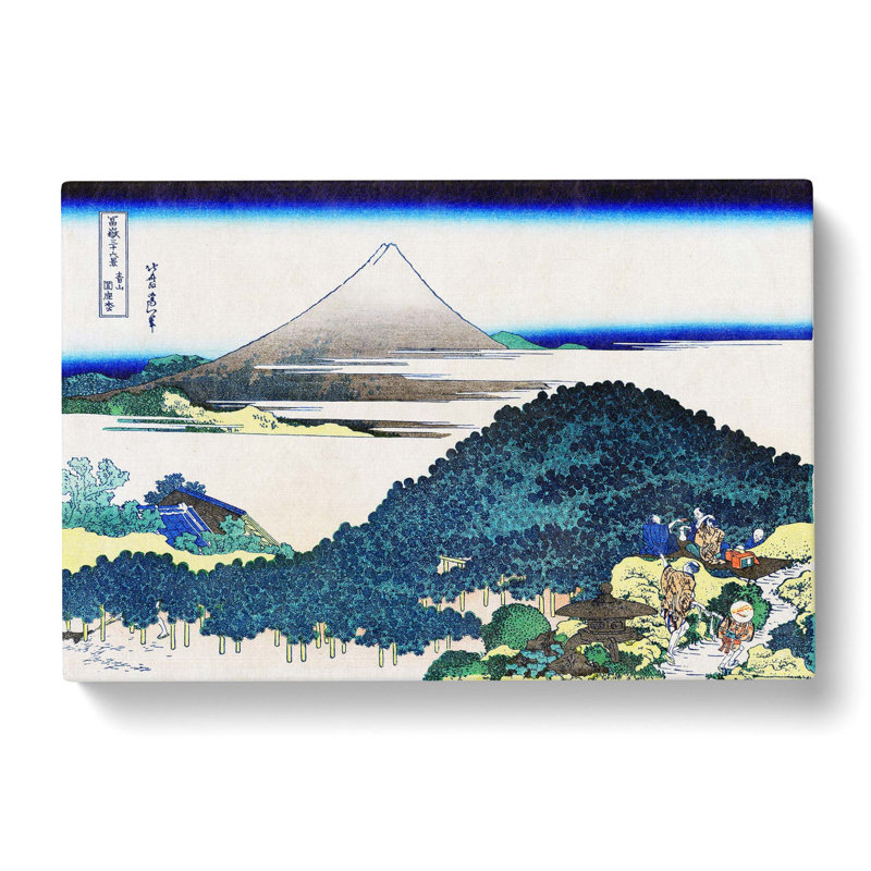 The Coast of Seven Leagues by Katsushika Hokusai - Wrapped Canvas, 35cm H x 50cm W x 3cm D