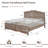 Detarius Solid Wood Camelback Platform Bed-1599799158-1599798997