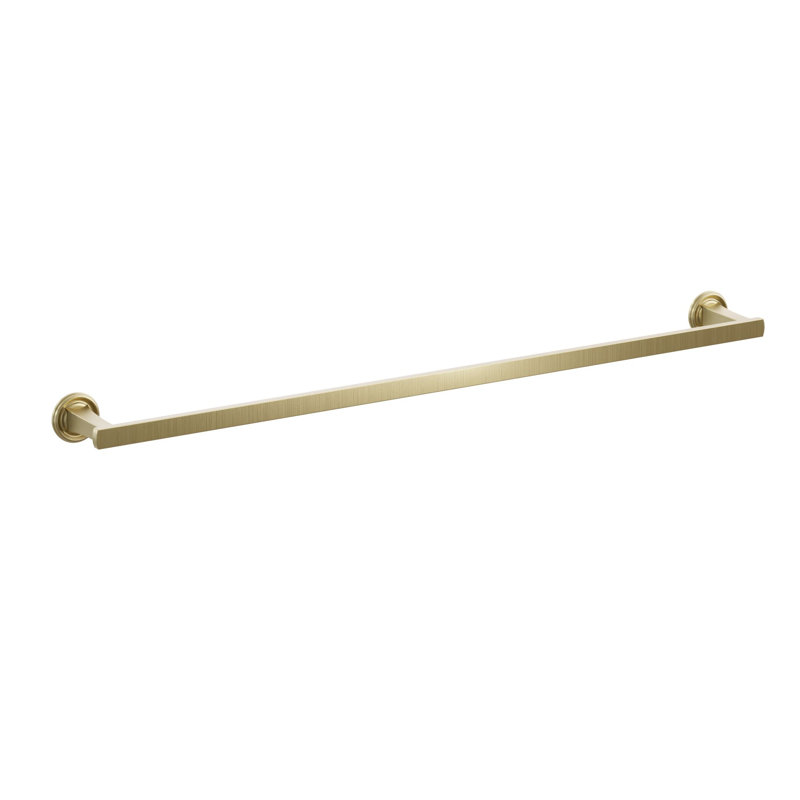Porte-serviettes Emtek, H 1,625 po x L 31,34 po x P 3,125 po, Laiton satiné