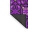 Tapis violet/jaune à motif-334897904