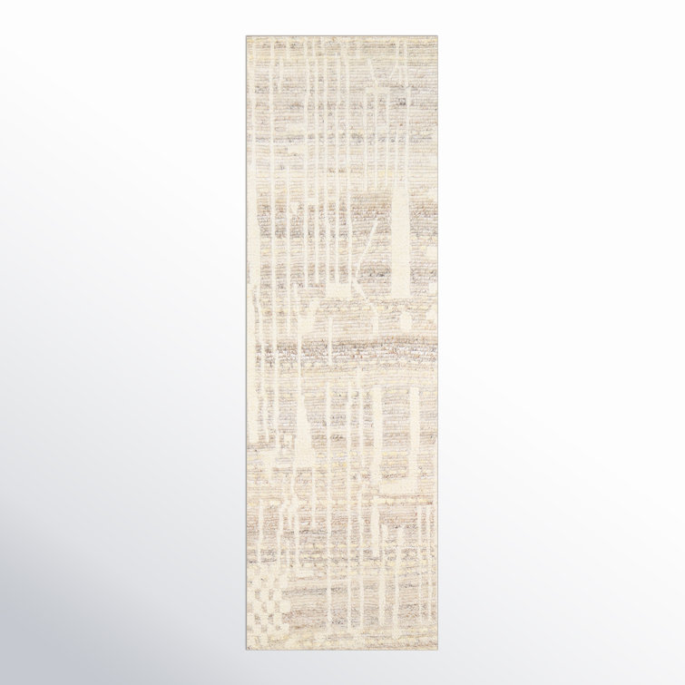 Shima Moroccan Wool Area Rug in Camel