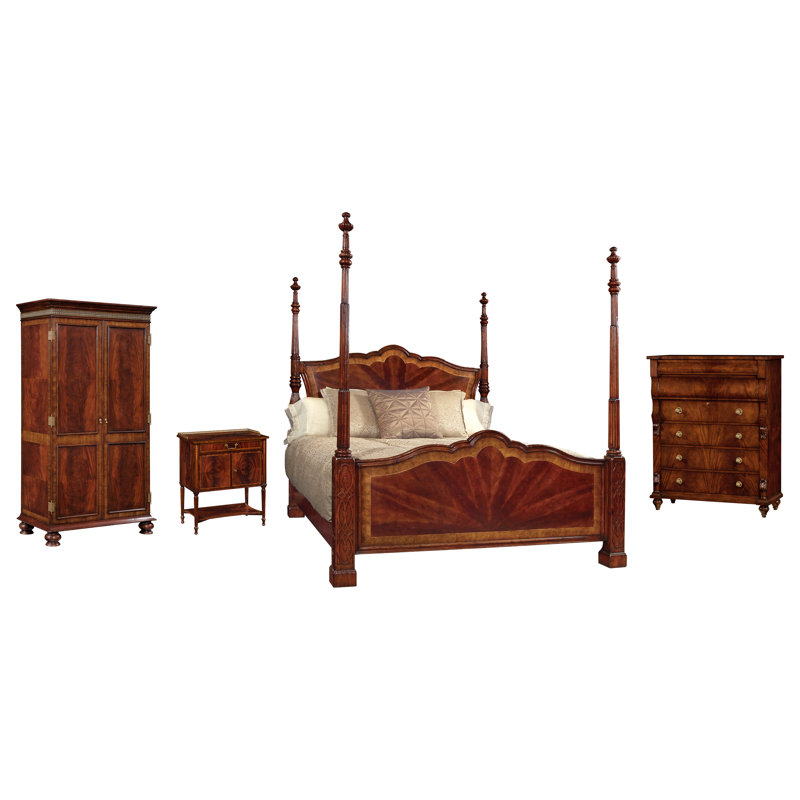 Buckingham Four Poster Bed, King