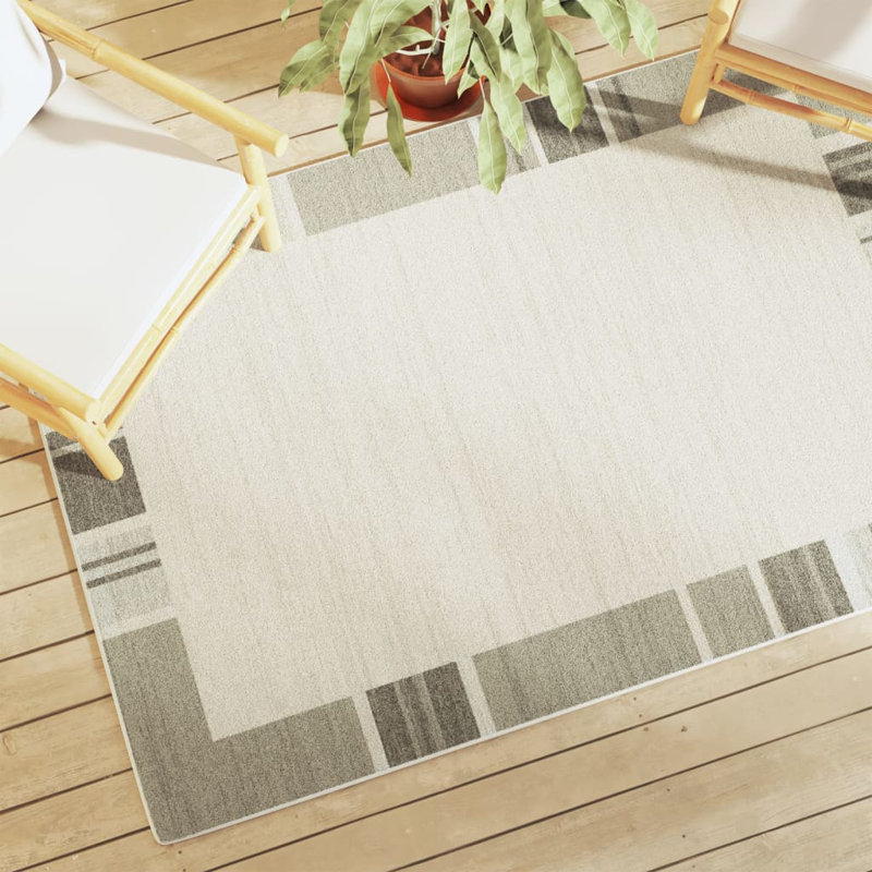 Vasilis Striped Indoor / Outdoor Area Rug, Rectangle 120 x 180cm