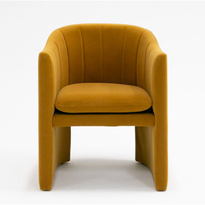 Fauteuil en velours Kidman