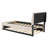 Upholstered Platform Bed With Trundle-1051441037