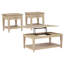 Ensemble de 3 tables basses et tables de bout Willadine-535637556-535637559