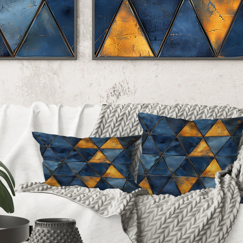 Coussin moderne Modern, H 16 po x l 16 po