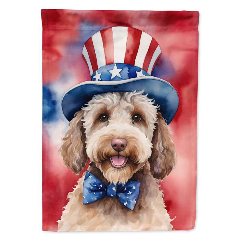 Drapeau patriotique de la maison américaine, Sable Labradoodle