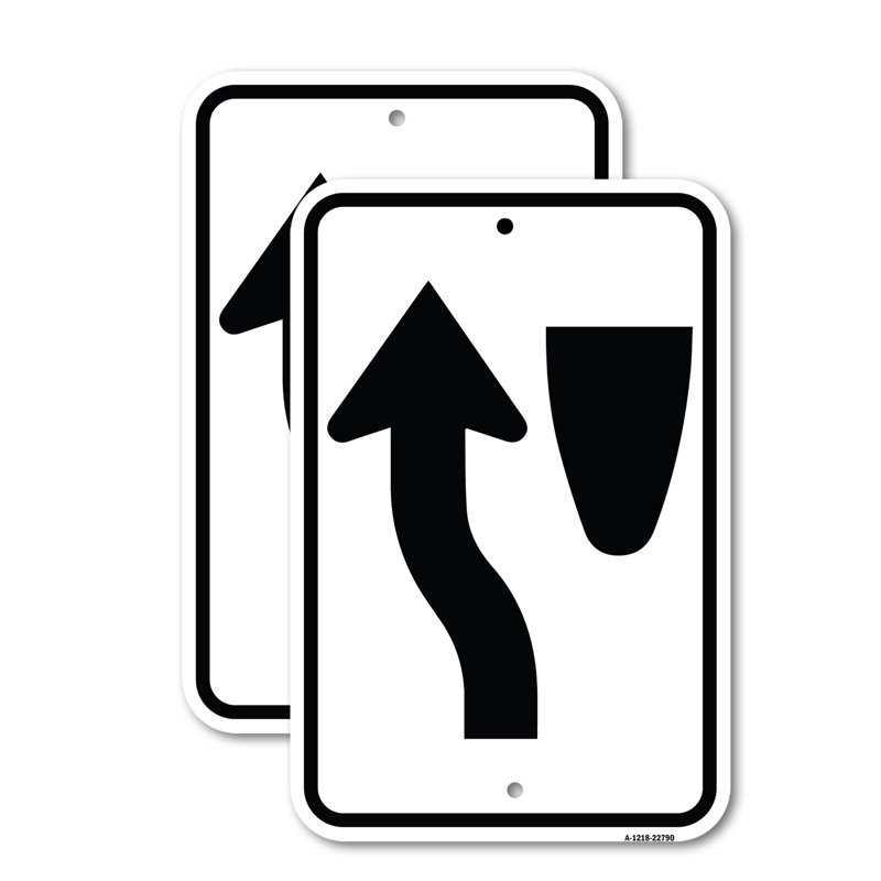 Panneau de signalisation en aluminium