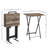 TV Trays For Eating Set Of 4 With Stand,Folding TV/Snack Tray Table Set,Folding TV Dinner Tables For Small Space