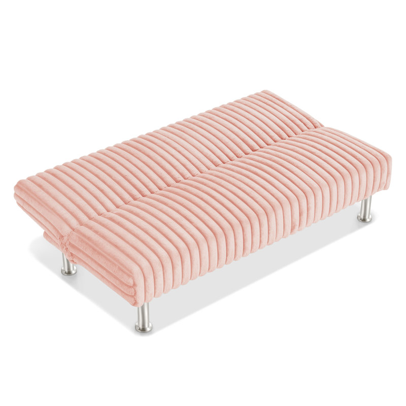 Canapé-lit Louinord, Chenille rose