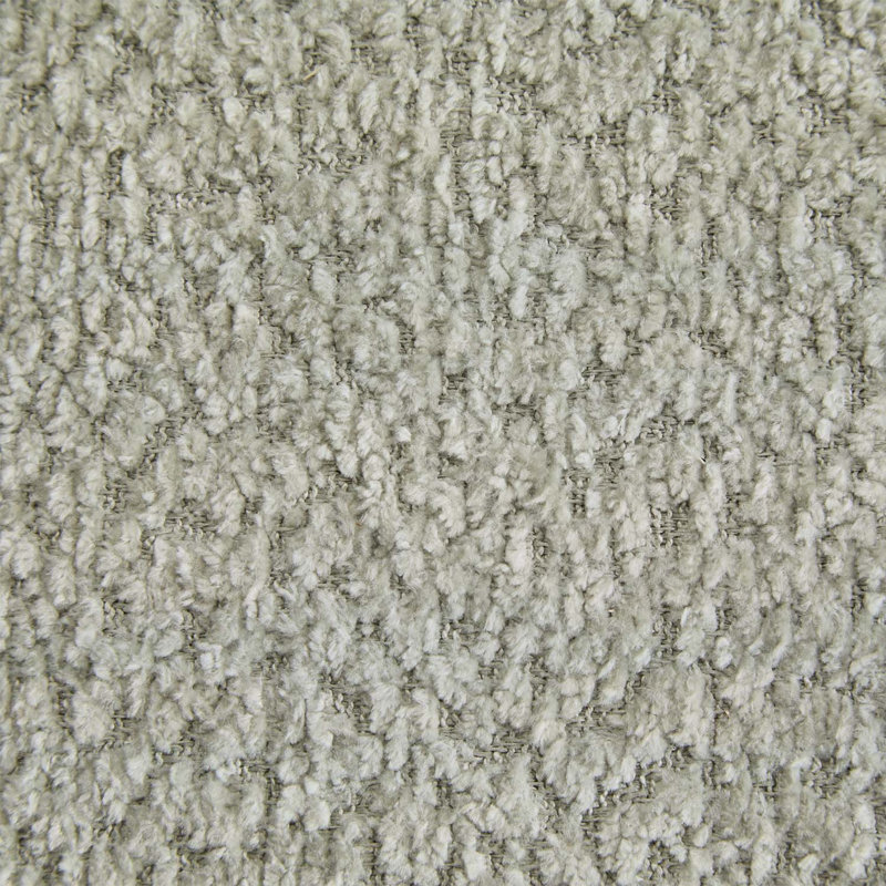 Élégant canapé 3 places Boucle avec motif ondulé, idéal pour les salons, les chambres et les appartements, en vert clair